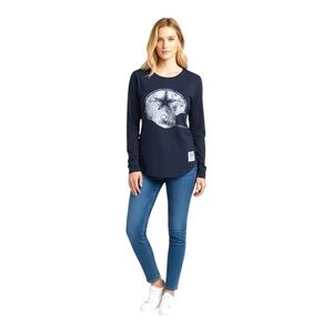 Dallas Cowboys NFL Women’s Vintage Collection M Navy Blue Long Sleeve T-Shirt